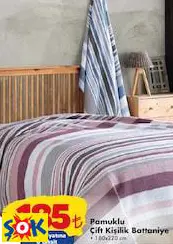PAMUKLU ÇİFT KİŞİLİK BATTANİYE PAMUKLU ÇİFT KİŞİLİK BATTANİYE